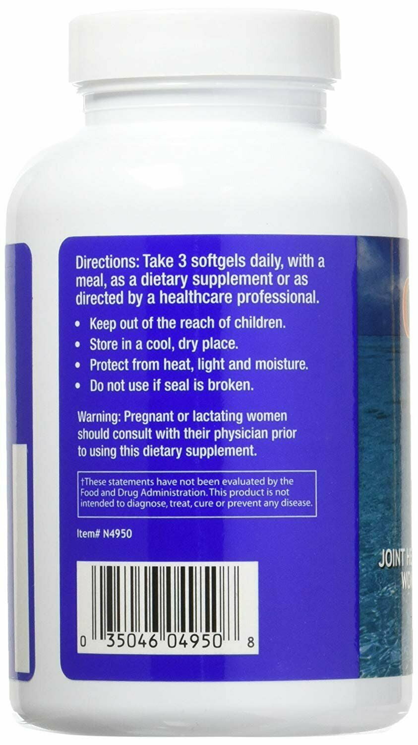Glucoflex Omega 3-6-9, Omegas From Epa/Dha Fish Oil For Joint Health, 20 Servings
