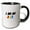 Black/White, variant on 3drose, Image of the Words I Am an Ally, 11oz Mug