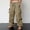 Khaki, variant on QSAWXQZ Mens Cargo Joggers Quick Dry Drawstring Elastic Waist Pockets Outdoor Athletic Streetwear Pants XL