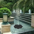 thumbnail image 4 of Solar Fountain Pump Flower Shaped Solar Basin Fountain Pump with 4 Water Jets Garden Pump Outdoor Water Feature for Small Pon, 4 of 9