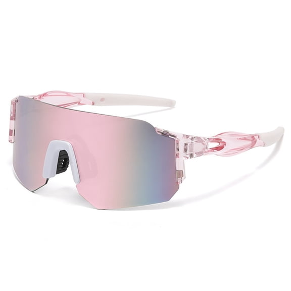 Fiaya Women Photochromic Polarized Safety Glasses Pink Lens UV400 Sports Sunglasses for Cycling Running Outdoor 5.67x2.20in