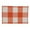 Orange, variant on Saro Lifestyle Buffalo Plaid Placemat (Set of 4)