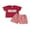 Red, variant on BemeyourBBs Toddler Baby Boy 4th of July Outfit Patriotic Independence Day Summer Clothes Cute Popsicle American Flag Embroidered Short Sleeve Tshirts Plaid Shorts Set
