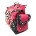 thumbnail image 5 of Texas West Rhinestone Embroidered Metal Skull Leather Women's Handbag With Matching Wallets in 7 Colors., 5 of 6