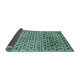 thumbnail image 2 of Ahgly Company Indoor Rectangle Abstract Light Blue Modern Area Rugs, 8' x 10', 2 of 4