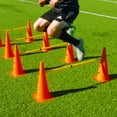 thumbnail image 2 of ASENVER Hurdle Ladder Triangle Marker Cone Pad Disk Hurdle Multifunctional Set, 2 of 5