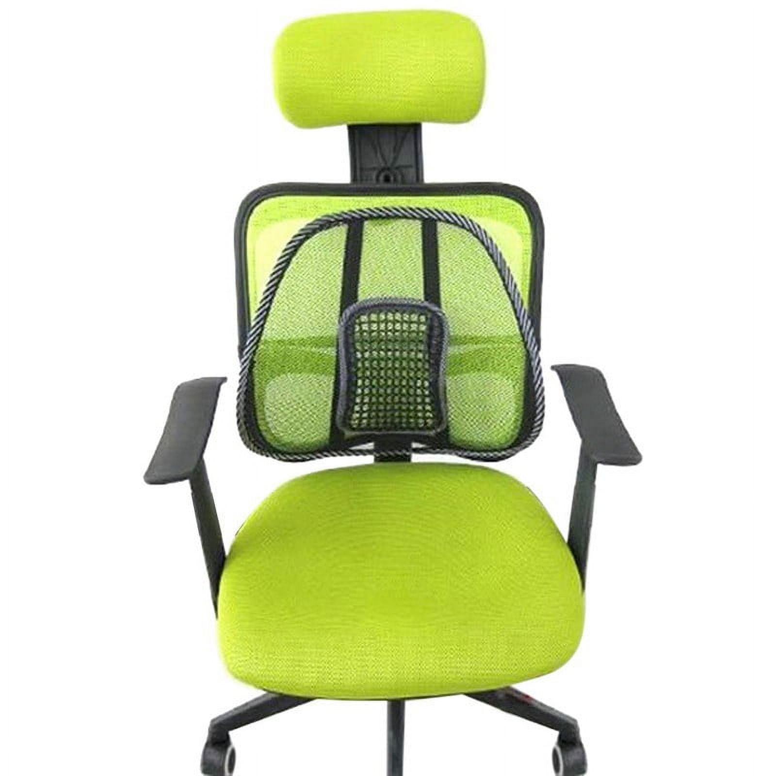 Zone Tech Mesh Hollow Car Chair Seat Beige Back Spine Lumbar Support Pillow