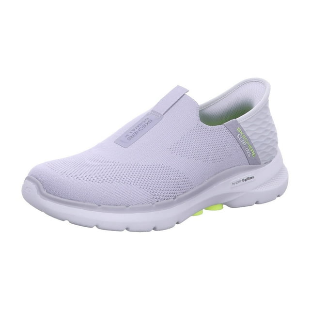 Zapatillas de senderismo sin cordones Skechers GO 6-Easy On Grey para hombre 10.5