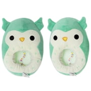 Squishmallow Ladies Dual Sizes Slippers - Turqoise/Cream, 11-12