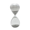 thumbnail image 2 of veasfak Hourglass 10 Mins Modern Creative Desk Timer Sand Timer for Home Desk Office Gray Argent, 2 of 9