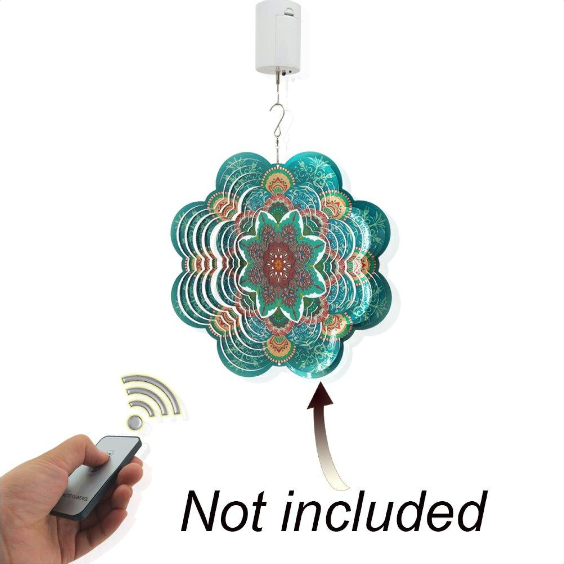 2x Hanging Display Motor Rotating Motor for Wind Spinner Ornament No Battery