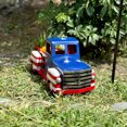 thumbnail image 2 of Direct International Rustic Metal Vintage patriótico Pickup Truck Planter Antique Red White Blue Decor Direct International 505-15570, 2 of 4