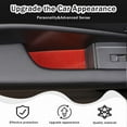 thumbnail image 2 of TINKI 4PCS Door Side Armrest Box Mat Sticker for Honda Pilot 2016-2022, Carbon Fiber Front & Rear Row Door Handle Storage Box Slot Pad Trim Accessories, 2 of 7