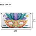thumbnail image 3 of SKYSONIC Mardi Gras Kitchen Rug Anti Fatigue Non-Slip Bath Rug Entryway Doormats Runner Comfort Mat 39 x 20 Inch, 3 of 7