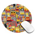 thumbnail image 2 of Disketp Cars Small Mouse Pad 7.9x7.9 Inches,Washable Round Mousepad For Office Laptop Computer,Non-Slip Rubber Base Mouse Pads For Wireless Mouse, 2 of 8