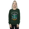 thumbnail image 2 of Harry Potter Womens Slytherin Crest Sweatshirt, 2 of 3