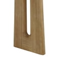 thumbnail image 6 of Christopher Knight Home 59.2" Elegant Console Table with Geometric Silhouette, MDF Wood Frame, Brown, 6 of 11