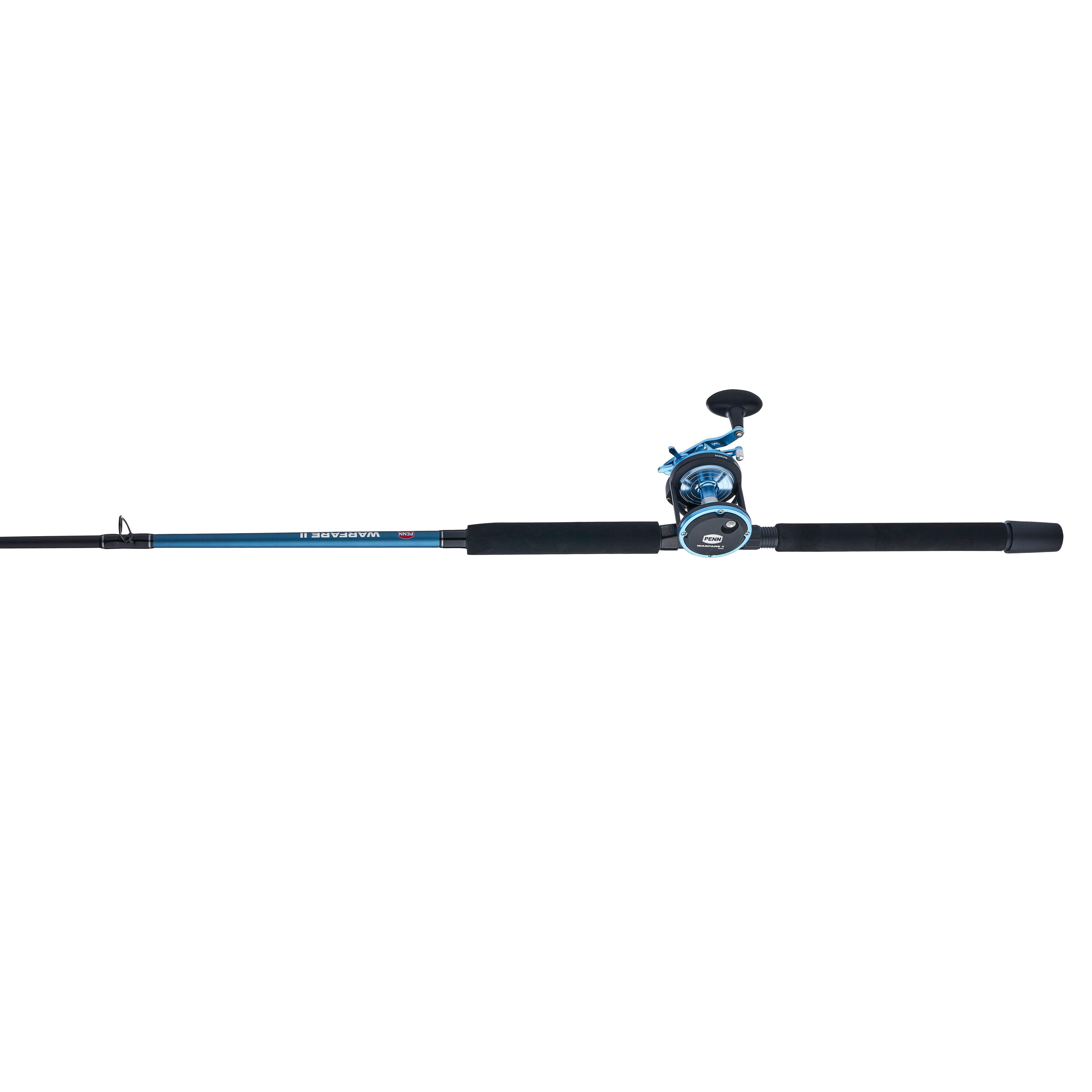 PENN Warfare II Star Drag Conventional Fishing Combo, 7' Medium Rod, 30 Size Reel