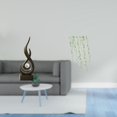 thumbnail image 2 of Escultura Moderna De Resina Con Forma De Llama Y Enredaderas Verdes. Mural Artístico. Elegante Adorno De Escritorio Para Sala De Estar, Dormitorio, Armario Y Decoración De Baño., 2 of 8