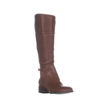 UPC 192734500311 product image for Womens Tommy Hilfiger Merritt Wide Calf Knee High Boots, Medium Brown, 9.5 US | upcitemdb.com