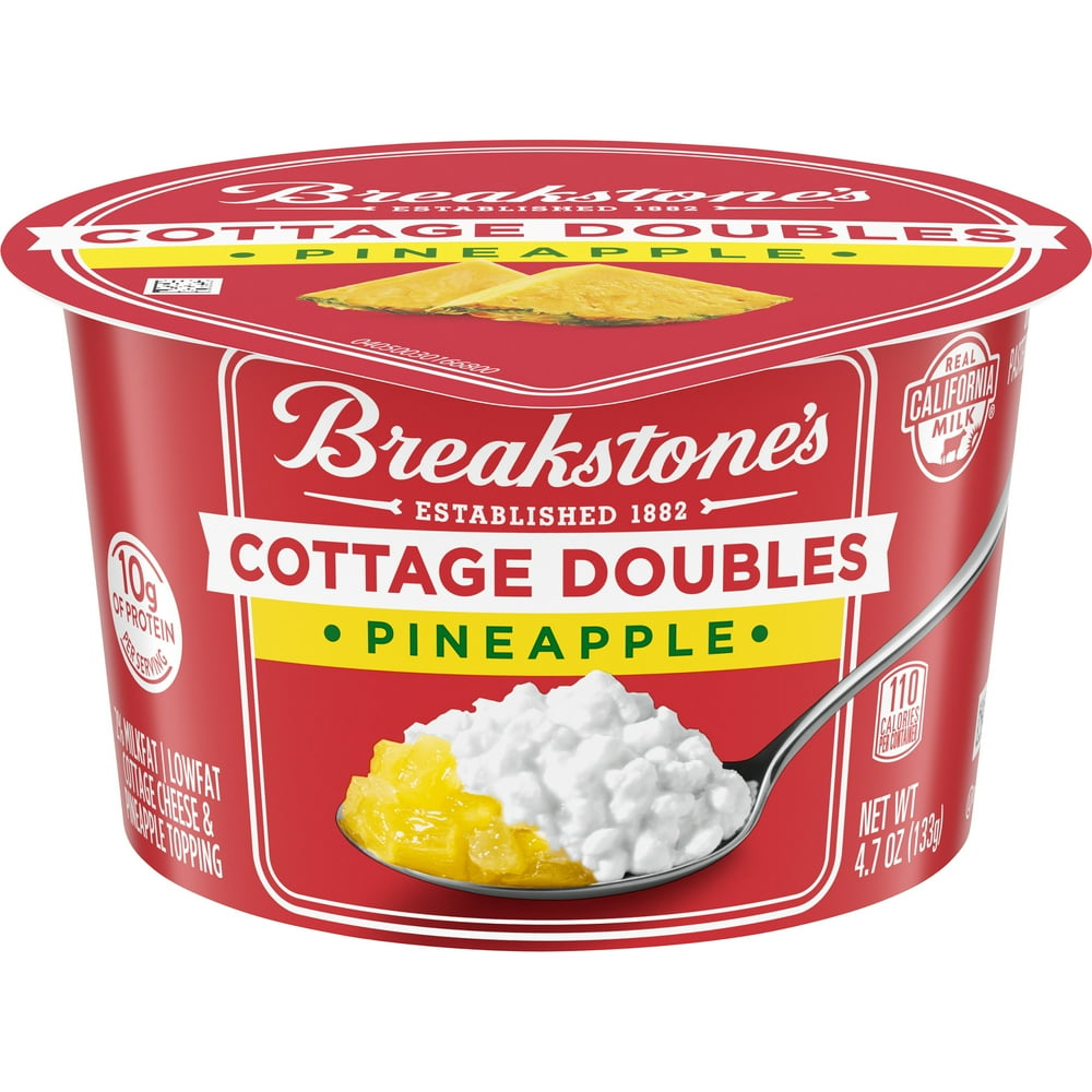 Breakstone's Cottage Doubles Lowfat Cottage Cheese & Pineapple Topping