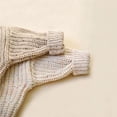 thumbnail image 5 of Otoño Invierno bebé suéter suelto estilo tejido bebé niño niña ropa cuello redondo chico niño niña niño pulóver ropa de abrigo para bebé, 5 of 5