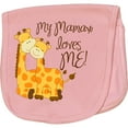 thumbnail image 2 of Inktastic My Mamaw Loves Me Baby Burp Cloth, 2 of 3