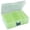 Green, variant on FXMLRLK Small Bead Organizers, 15 Pieces Plastic Storage Cases Mini Clear Bead Storage Containers Transparent Boxes with Hinged Lid and Rectangle Clear Craft Supply Case(Blue)