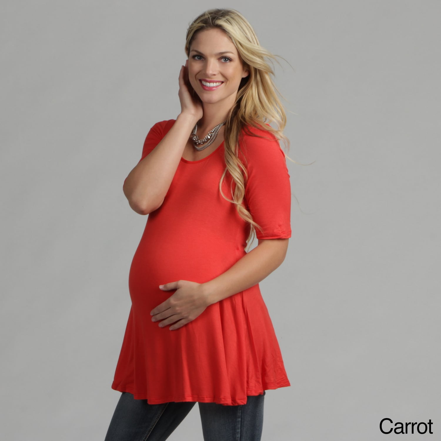 24/7 Maternity Women's 3/4-sleeve Tunic