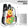 thumbnail image 2 of Winnie The Pooh Clear Backpack Heavy Duty Transparent Bag See Through BookBag for Colleges School Work Festival Sport Travel, 2 of 7