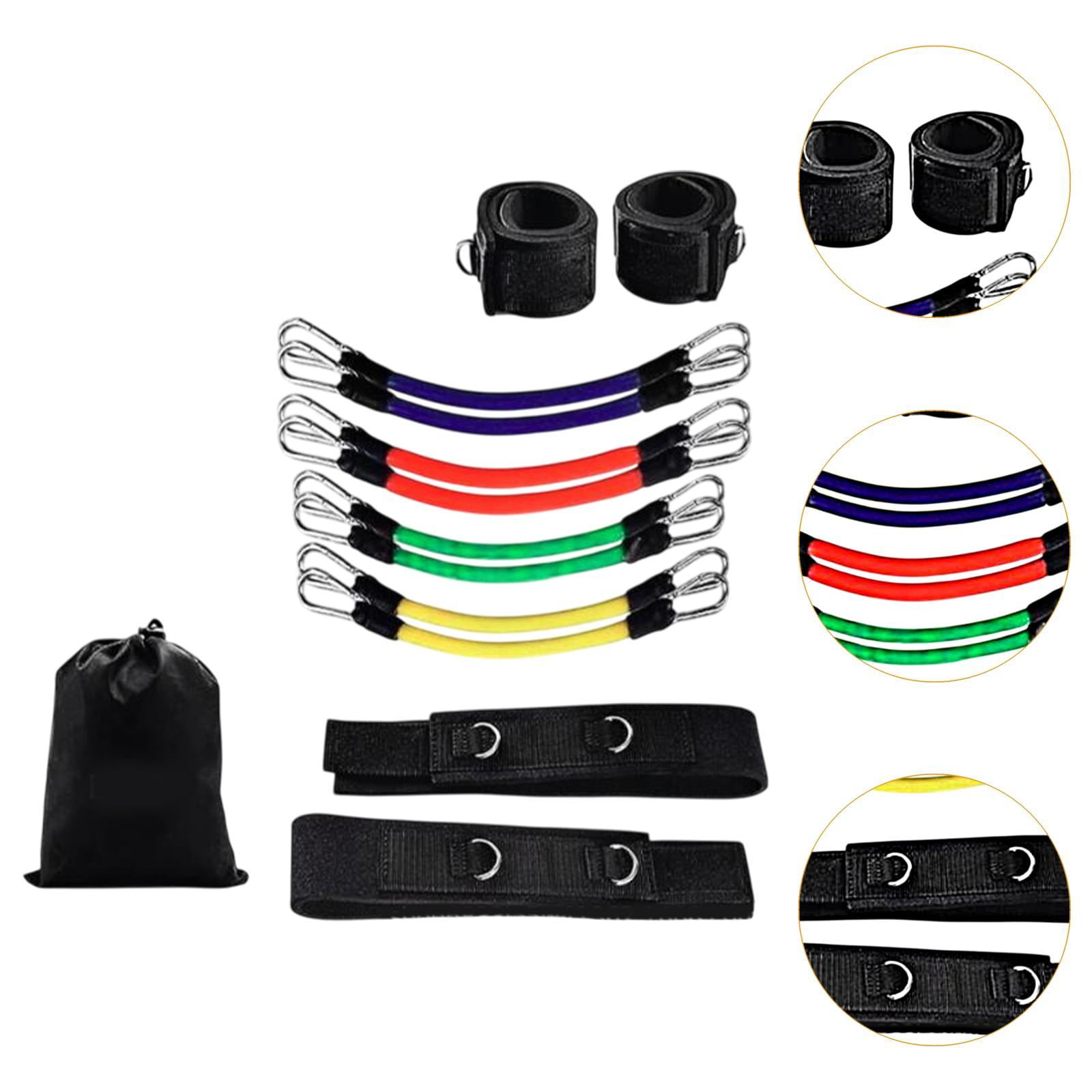 Baoblaze Exercise Resistance Bands Ankle Straps Home Gym Use Workout Resistance Bands for