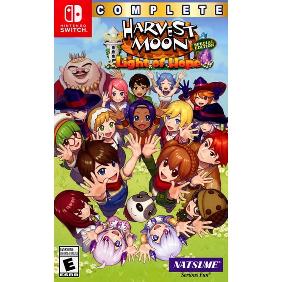 Restored Harvest Moon: Light of Hope Complete Special Edition, Natsume, Nintendo Switch, 719593180036
