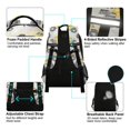 thumbnail image 4 of FORMRS Kids School Backpack Elementary Student Unisex Travel Bookbag with Reflective Stripes, Trucks Pattern, 4 of 7