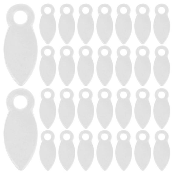 PBPBOX Picture Frame Backing Clips Transparent 100Pcs 0.71X0.28X0.04In Plastic