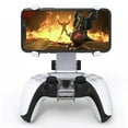 thumbnail image 3 of Upgraded Phone Controller Mount for PS5 DualSense Wireless Controller Cellphone Clip Holder with Adjustable Bracket, 3 of 7
