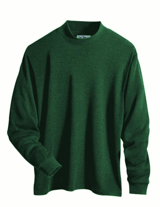 forest green mock neck