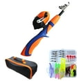 thumbnail image 1 of Graflsoa Compact Kids Fishing Rod Set with Collapsible Design, Non-Slip Handle, and Complete Lure Kit for Safe and Fun Outdoor Adventures, 1 of 6