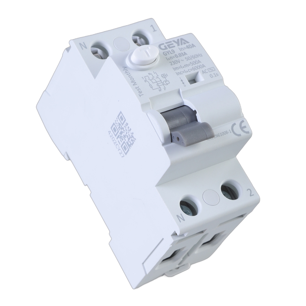 2P 40A Automatic Self-Reclosing Device Circuit Breaker 30mA/100mA/300mA