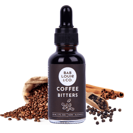 Bablouie & Co. 30ml Coffee Bitters, Rich Coffee Flavor with Spice Notes, Non-Alcoholic Handcrafted Blend, 100% Natural Ingredients, Perfect for Espresso Martinis, Coffee Negroni & Old Fashioned