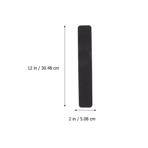 Eease Pack of 10 Black Outdoor Anti-Slip Tape for Steps & Garden