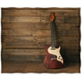 thumbnail image 2 of Music Guitar Gifts Blanket for Women Men, Music Guitar Gifts Throw Blankets for Adult Kids Girls Boys Guitar Players, Christmas Birthday Valentine''s Day Guitar Decor Gifts for Home Bed Couch, 2 of 6