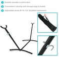 thumbnail image 3 of Sunnydaze 400 lb Powder-Coated Steel Portable Brazilian Hammock Stand with Carrying Case - Black, 3 of 9