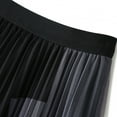 thumbnail image 4 of IROINNID Women's Plaid A-line Net Yarn Casual Skirt Full Elastic Waist Long Print Skirt, 4 of 5