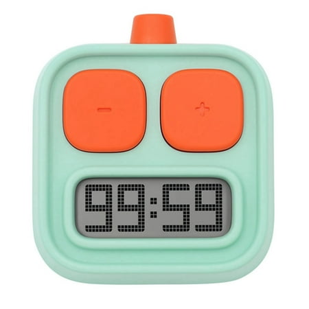 

Timer Cute Digital Kitchen Timer for Cooking Stopwatch Clock Timer with Magnetic Loud Alarm (Green)