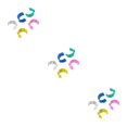 thumbnail image 2 of Shengyu 40Pcs/Set Silicone Elastic Sewing Bobbin Clips Reusable Thread Spool Clamps Holder Quilting Sewing Accessories Set Random Color random color 2.5cm 1.2cm 3Set, 2 of 6