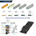 thumbnail image 6 of Chenyang PCI-E 4.0 4X Host Adapter to NVMe Ruler 1U GEN-Z EDSFF 9.5mm 15mm 25mm Thickness Short SSD E1.S with Heat Sink PM9A3 PM9D3 P5801X Carrier Adapter, 6 of 9