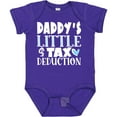 thumbnail image 3 of Inktastic Daddy's Little Tax Deduction Blue Hearts Boys or Girls Baby Bodysuit, 3 of 5