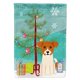 thumbnail image 1 of Bandera de casa Feliz Navidad Árbol Russell Terrier grande multicolor Caroline's Treasures BB4233CHF, 1 of 1
