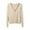 Beige, variant on eileial Women's V Neck Sweaters Casual Open Front Button Down Cardigan Comfy Knit Outerwear Basic Solid Color Sweater Coat Fall,Beige M
