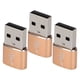 thumbnail image 3 of Adaptador USB Macho A Hembra Tipo C, Accesorios De Cable De Datos De Rendimiento Estable, Paquete De 3 Para Sincronización De Teléfono Móvil, 3 of 7